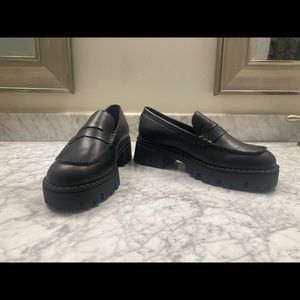Vici Kingsbury Chunky Faux Leather Loafers